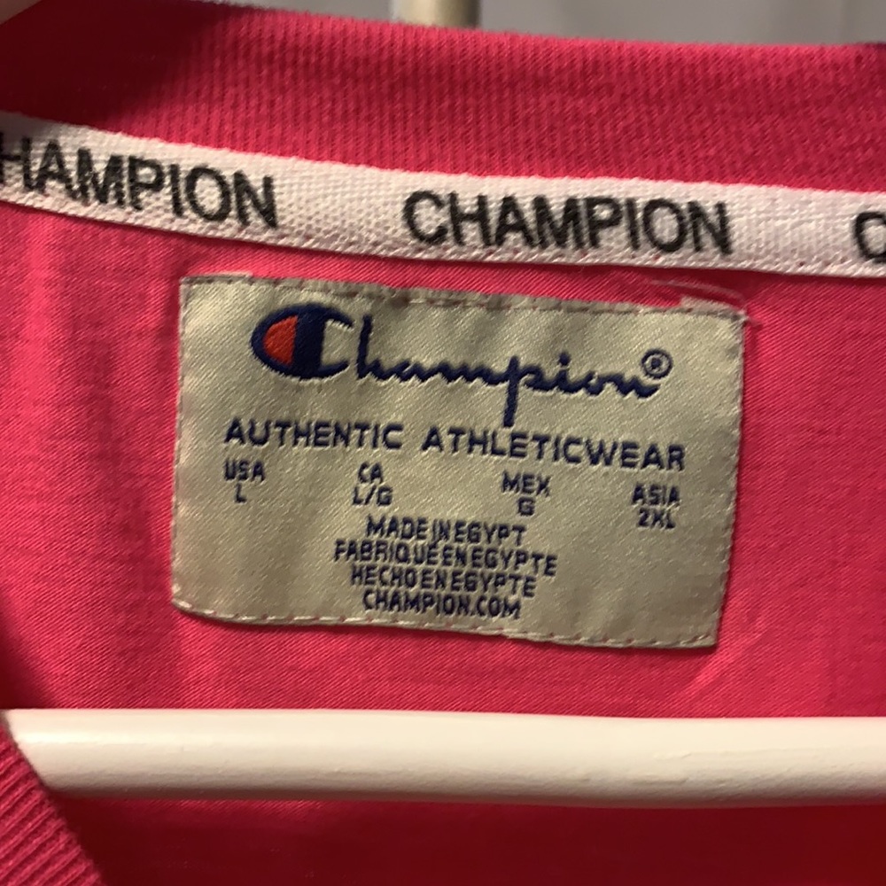 🆕 Champion “Peony Parade Pink” LS Crop Tops - Picture 12 of 16